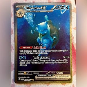 Scarlet & Violet 151 - Blastoise EX SIR 200/165